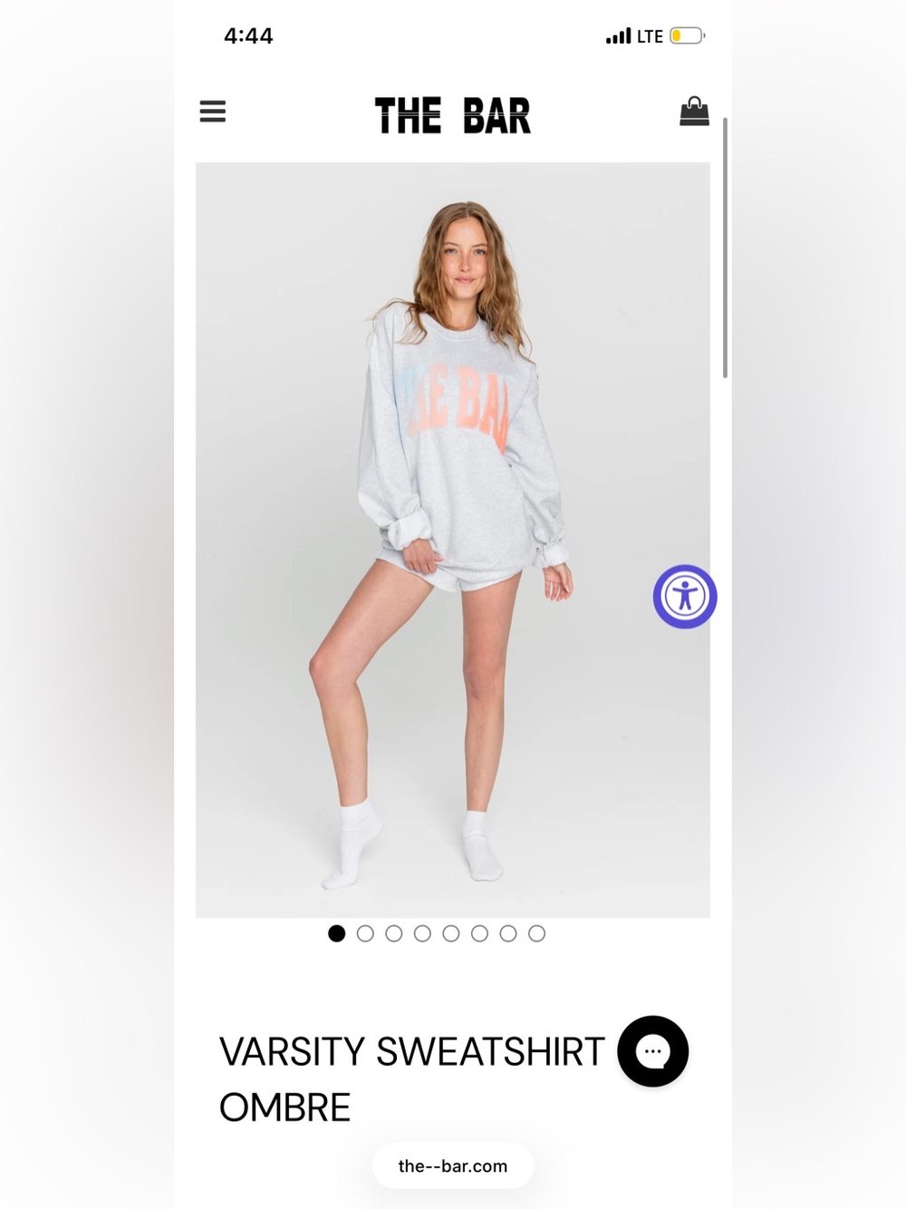 The Bar ombré sweatshirt